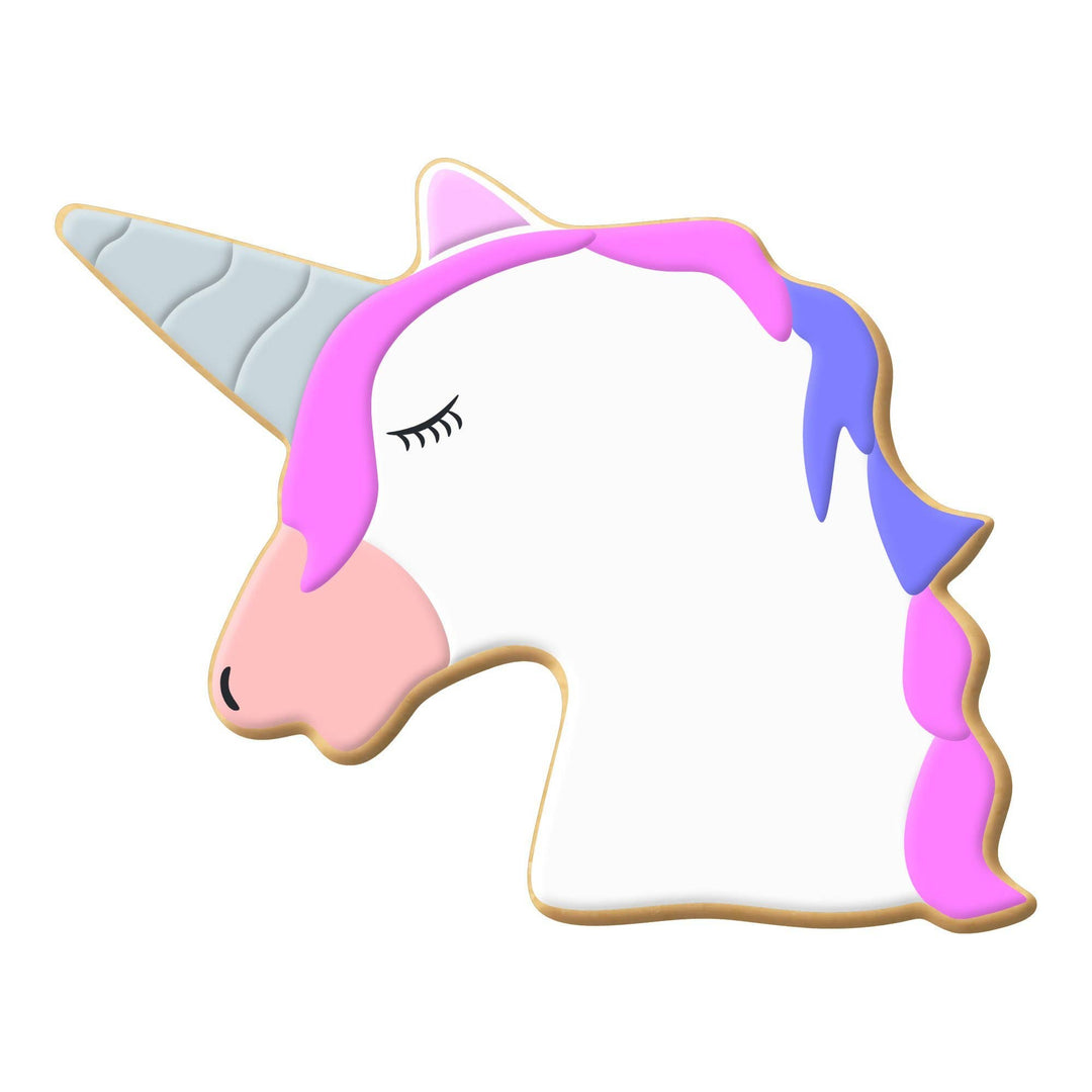 Unicorn Head With Mane Cookie Cutter 5 in B1683