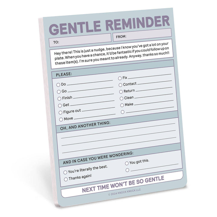 Gentle Reminder Nifty Note (Pastel Version)