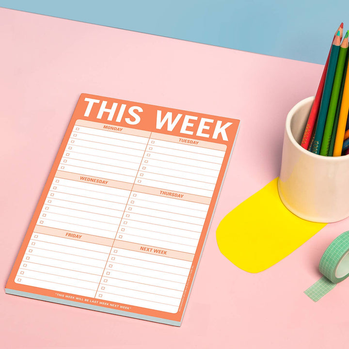 This Week Pad (Orange)