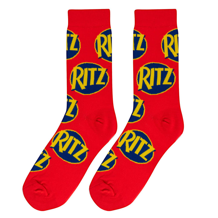 Crazy Socks - Mens Crew - Ritz Crackers