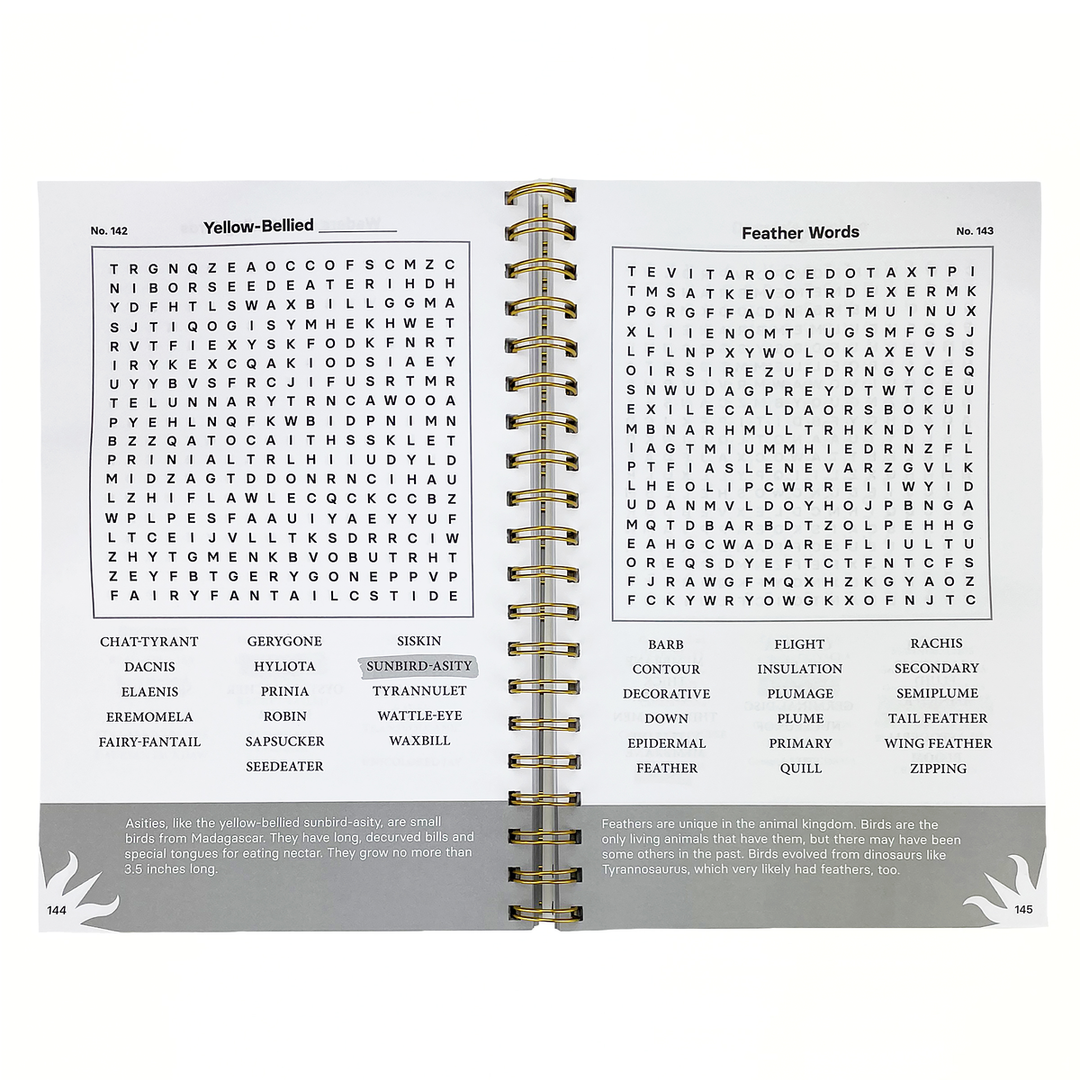 Smithsonian Word Search Birds of World Feathers and Flight