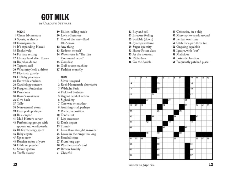 Getaway Crosswords: 50+ Puzzles Perfect for Road Trips