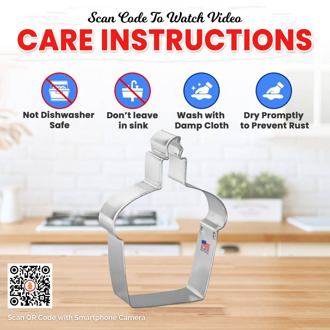 Cupcake Cookie Cutter 4 In. B1338