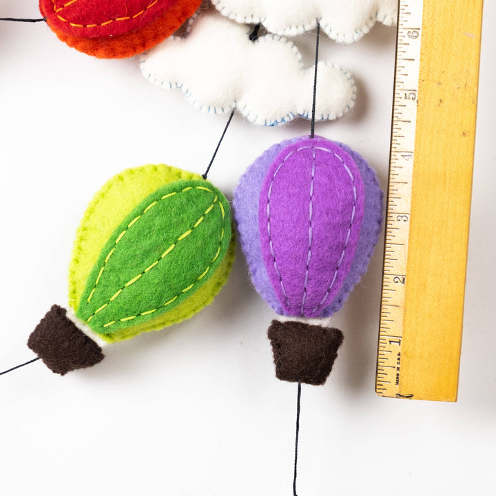 Felt Garland - Hot Air Balloon