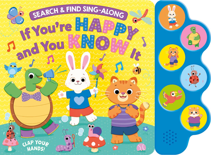 Search & Find If You're Happy & You Know(6-Button Song Book)