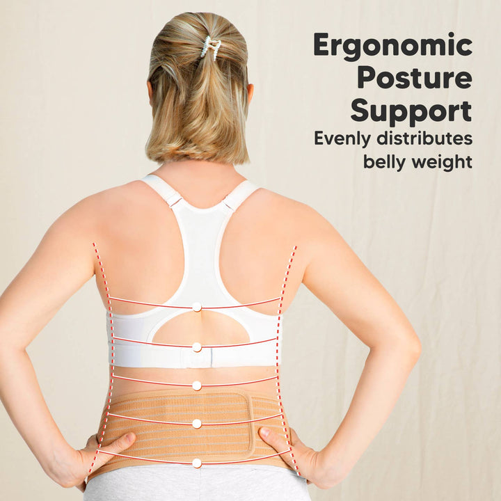 KeaBabies Maternity Support Belt (Classic Ivory)