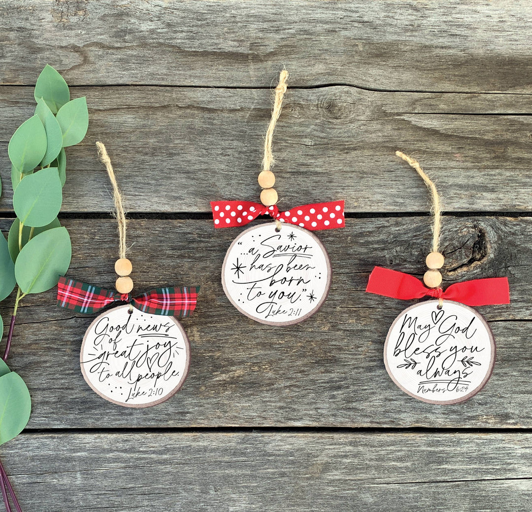 🎄 LCP Christmas Ornament Rustic Tree Savior