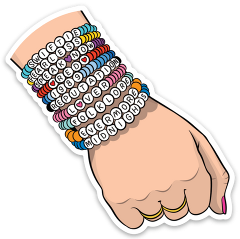 Taylor Friendship Bracelet Sticker