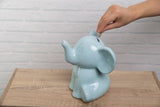Blue Elephant Piggy Bank