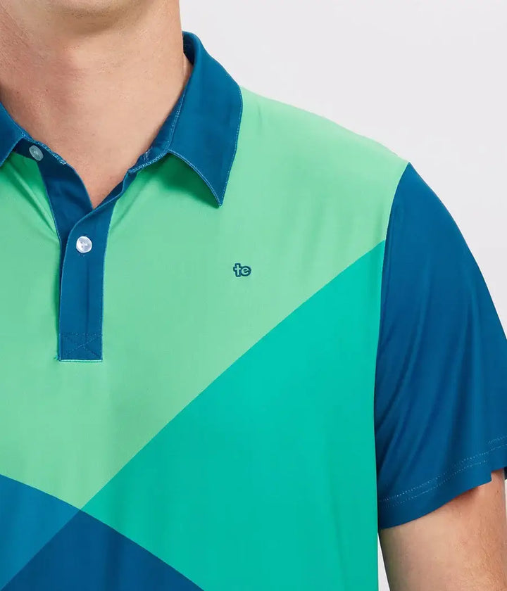Birdie Little Secrets Men's Golf Shirt - Geometric Golf Polo