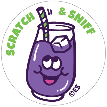 Grape Drink EverythingSmells Scratch & Sniff Stickers