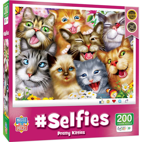 Selfies - Pretty Kitties 200 Piece Puzzle