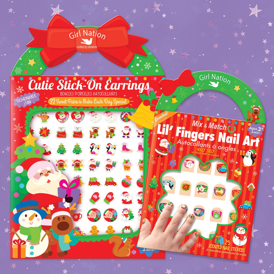 Holly Jolly Christmas Stocking Stuffer Gift Set