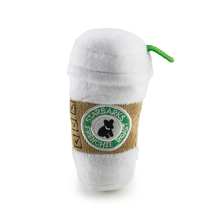 Starbarks Coffee Cup W/ Lid Squeaker Dog Toy