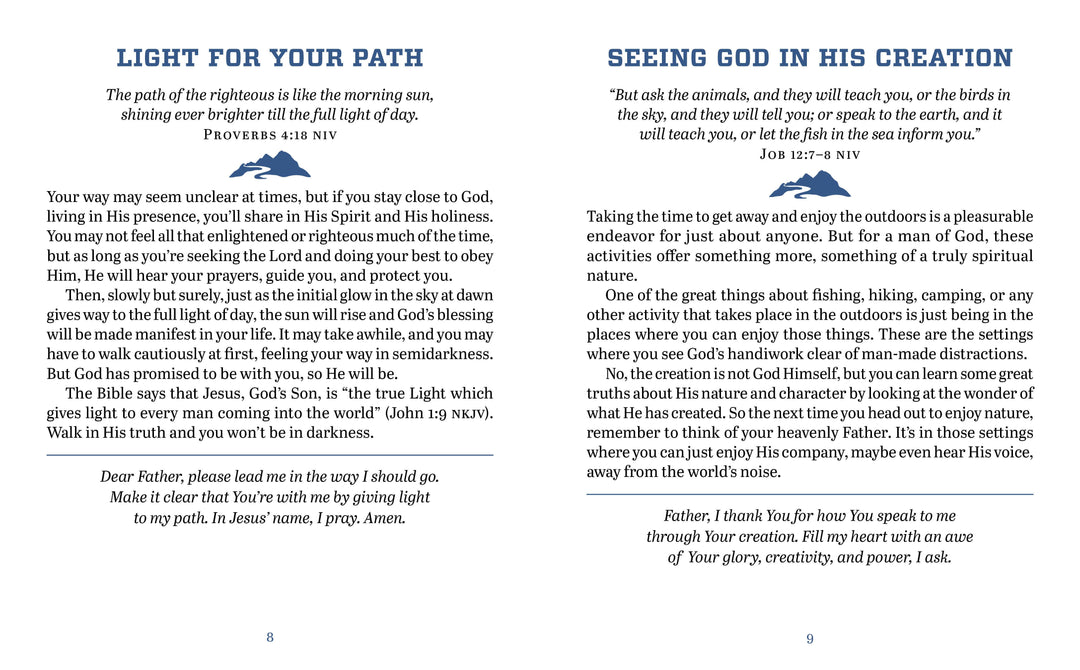 3-Minute Devotions for Men Large Print