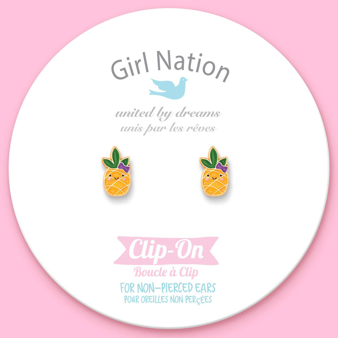 CLIP ON Cutie Earrings- Lookin' Pine