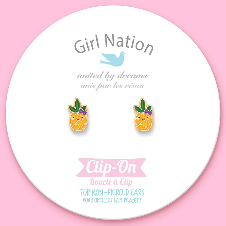 CLIP ON Cutie Earrings- Lookin' Pine