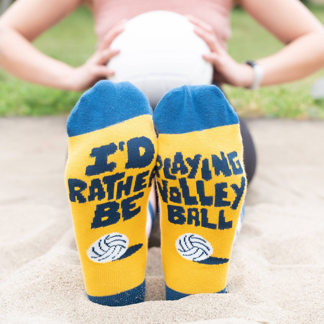 I'd Rather Be Playing Volleyball Socks