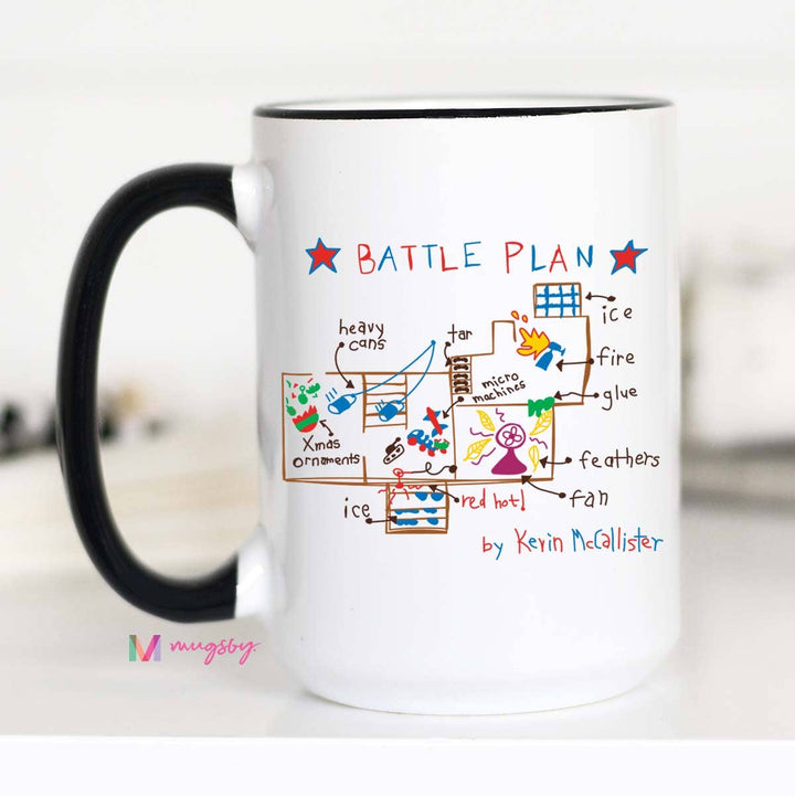 Battle Plan Home Alone Christmas Mug, Cute Mug