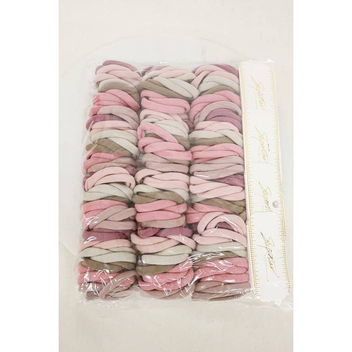 28-Pcs Mauve Color Hair Tie Set