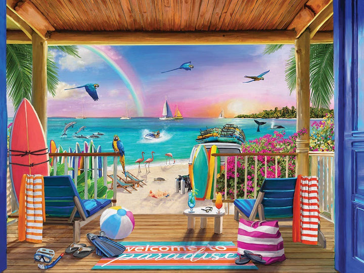 Greetings from Paradise 550 piece puzzle