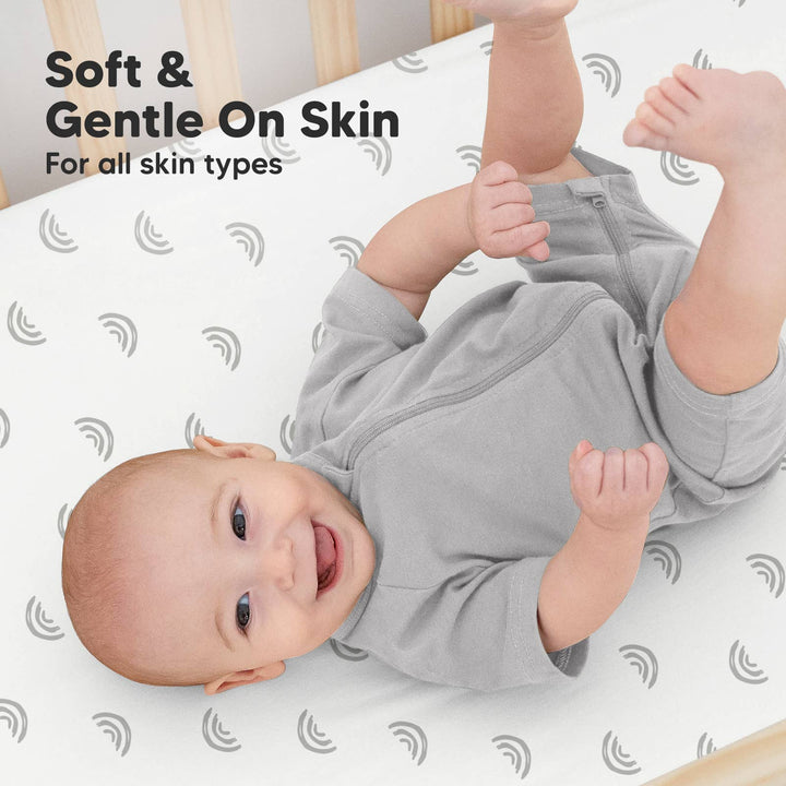 2-pack Organic Cotton Fitted Crib Sheet