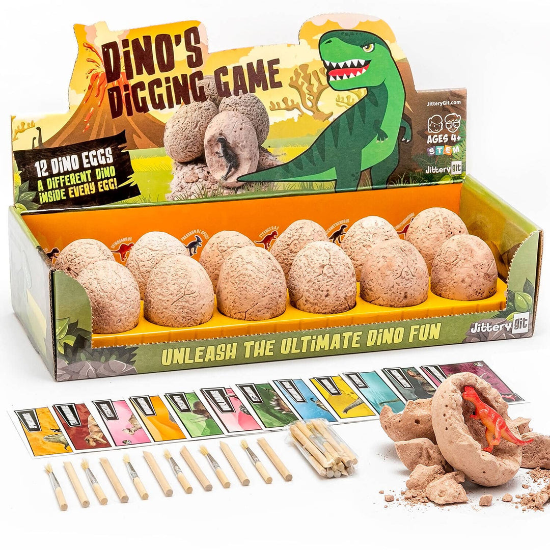 12 Dino Eggs STEM Dinosaur Toy For Kids