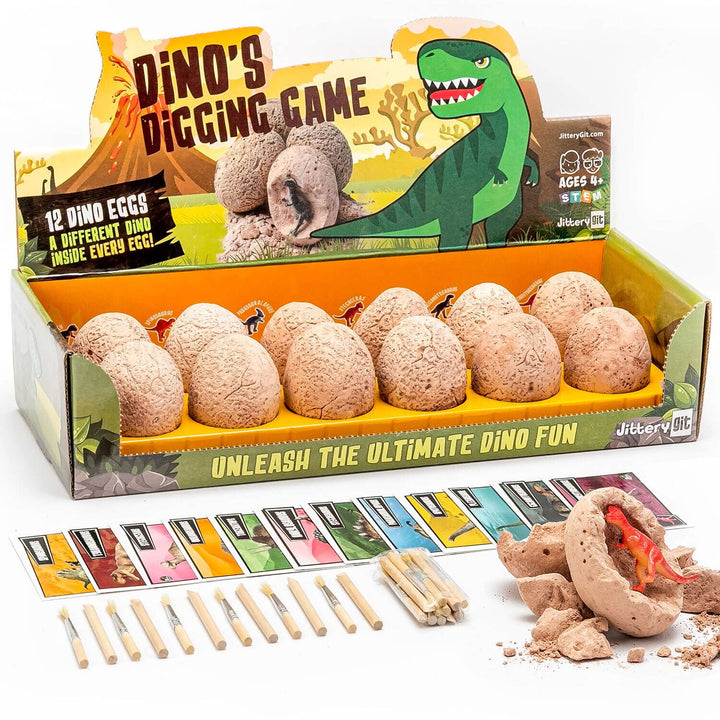 12 Dino Eggs STEM Dinosaur Toy For Kids