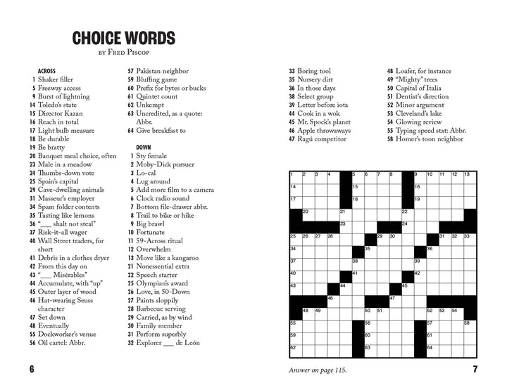 Getaway Crosswords: 50+ Puzzles Perfect for Road Trips