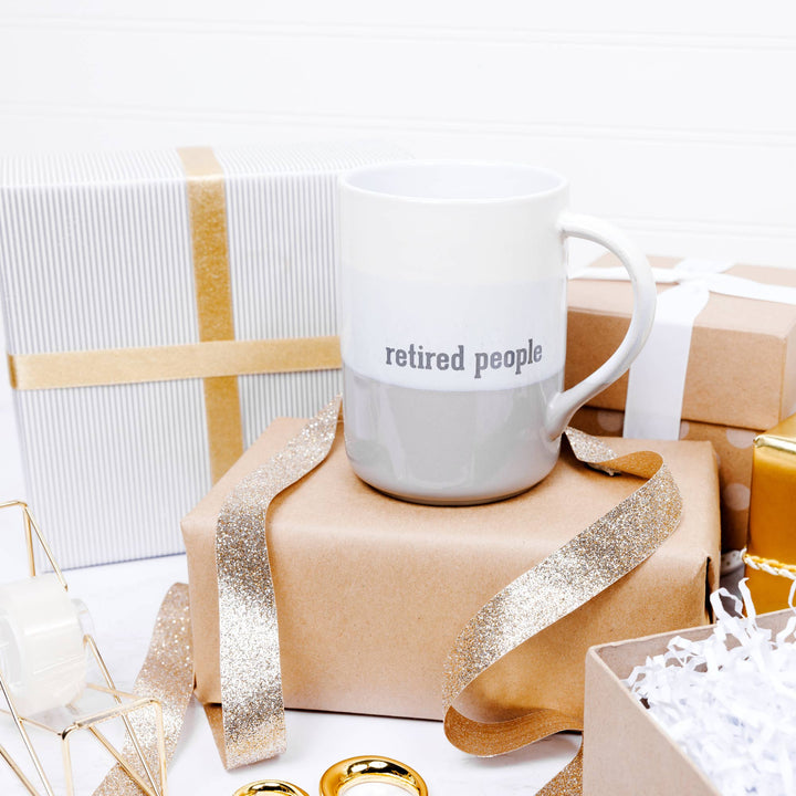 Retired People - 18 oz Mug