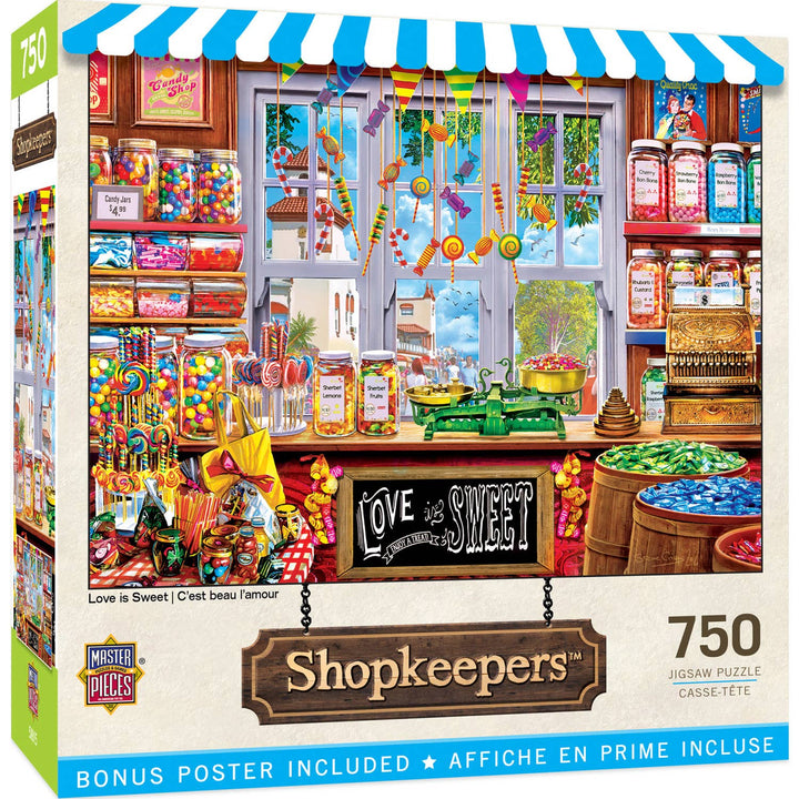 Shopkeepers - Love is Sweet 750 Piece Puzzle