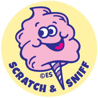 Cotton Candy EverythingSmells Scratch & Sniff Stickers