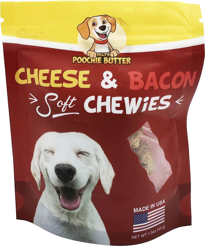8oz Bacon & Cheese Soft Chewy Dog Treats