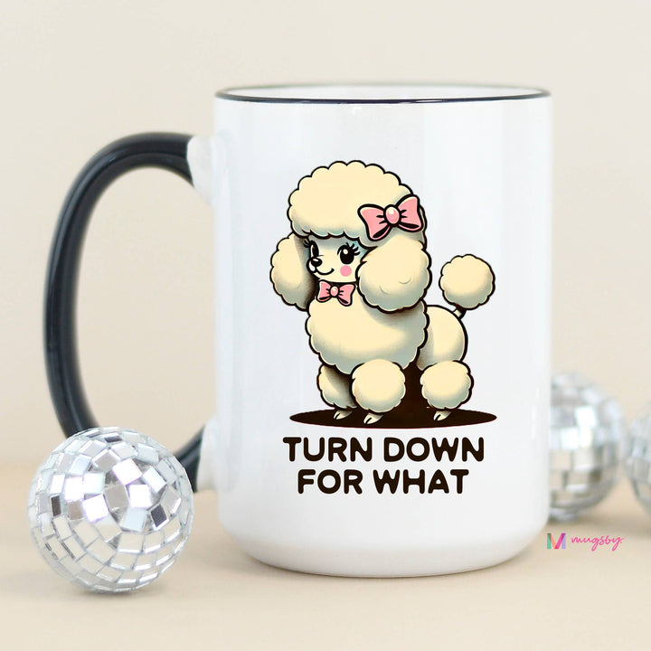 Turn Down For What Funny Coffee Mug, Ceramic Coffee Mug