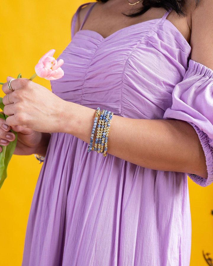 Gold Morse Code Bracelet | GRANDMA