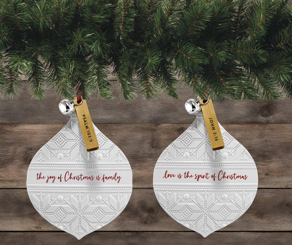 LCP Christmas Ornament Knit Joy Of Christmas