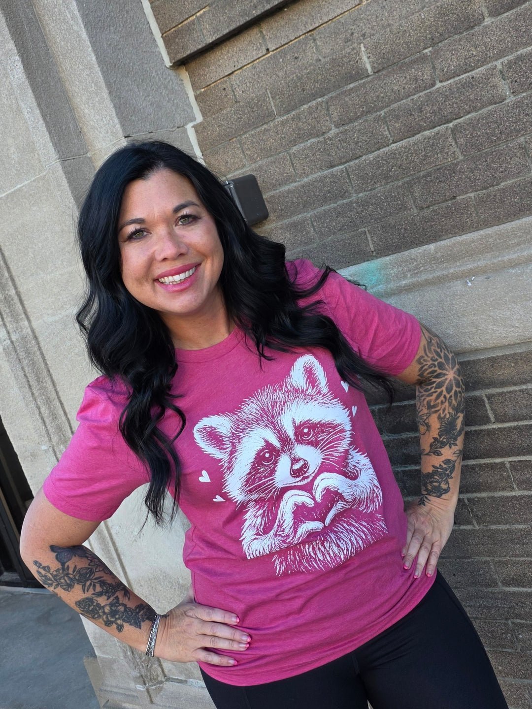 Racoon Heart Tshirt