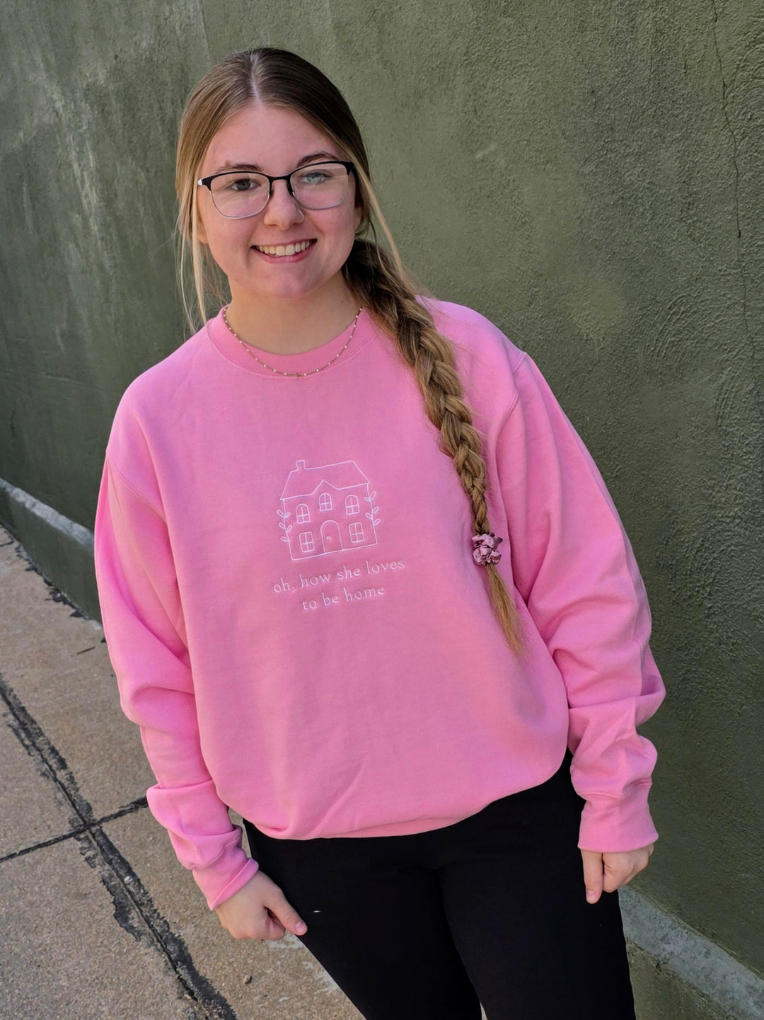 Oh, How She Loves To Be Home Sweatshirt