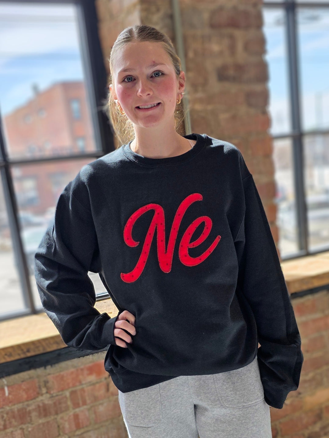 NE Small Polka Dot Sweatshirt