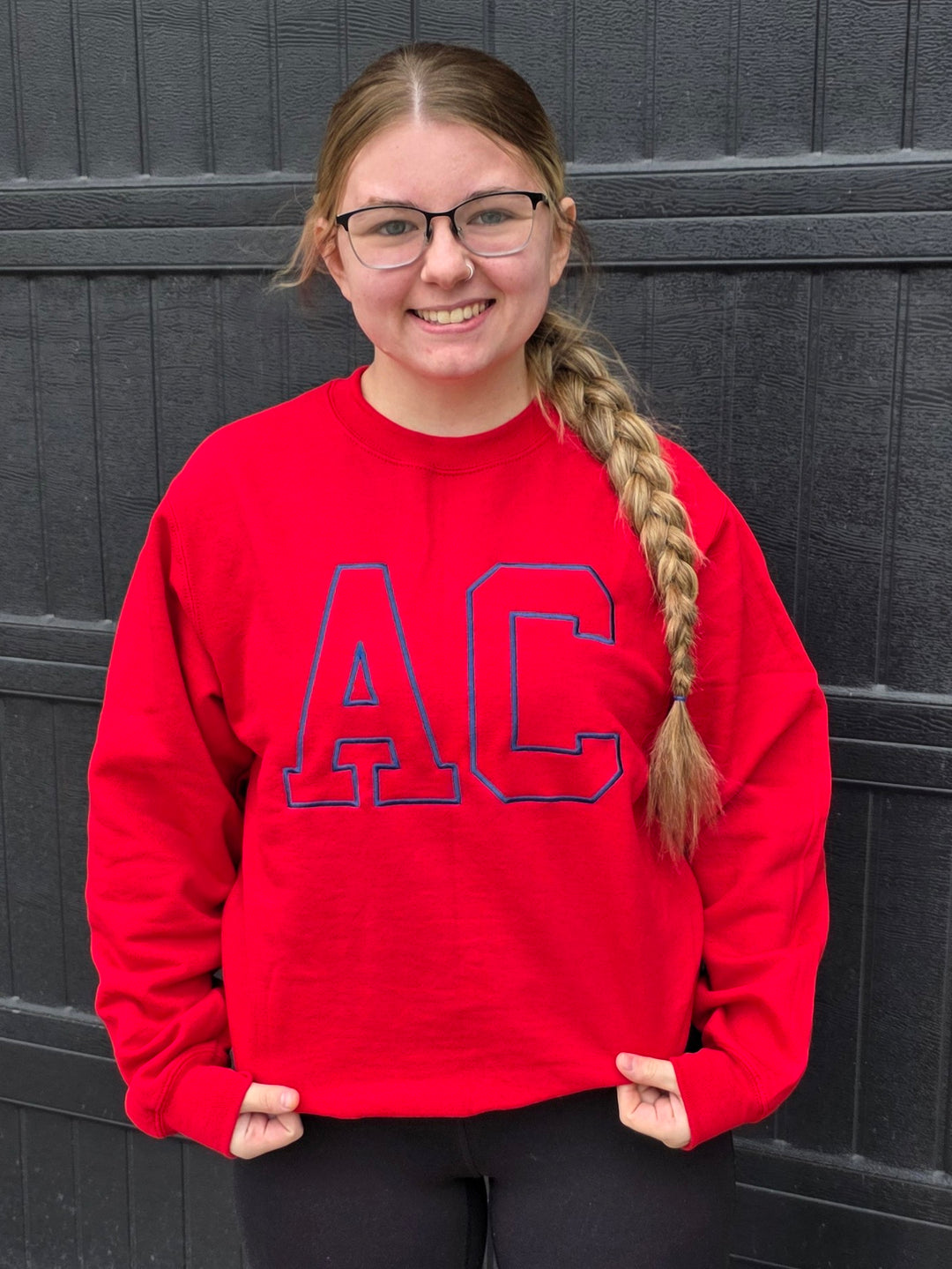 AC Outline Red Sweatshirt