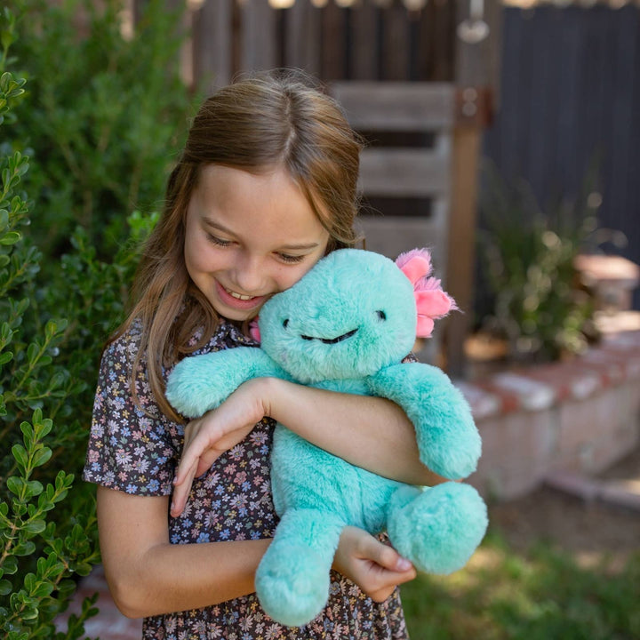 World's Softest Lushee 16 inch - Aqua Axolotl Plush Toy