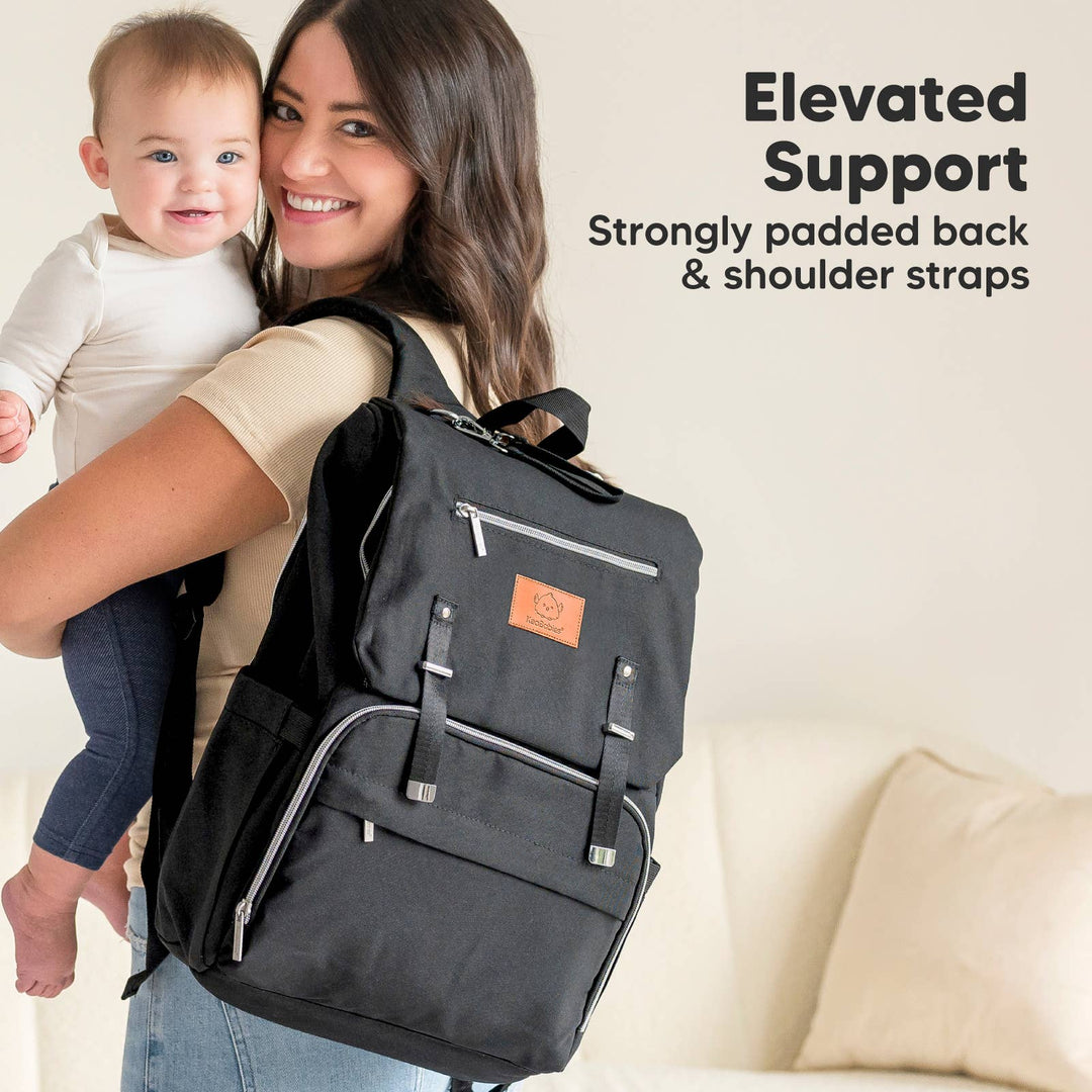 Explorer Diaper Bag Backpack, Changing Pad, Stroller Straps