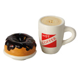 Coffee/Doughnut Ceramic Salt & Pepper Shakers