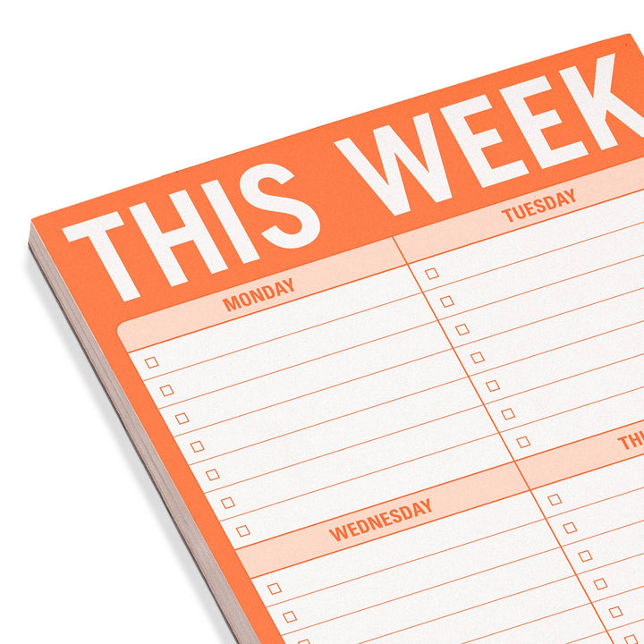 This Week Pad (Orange)