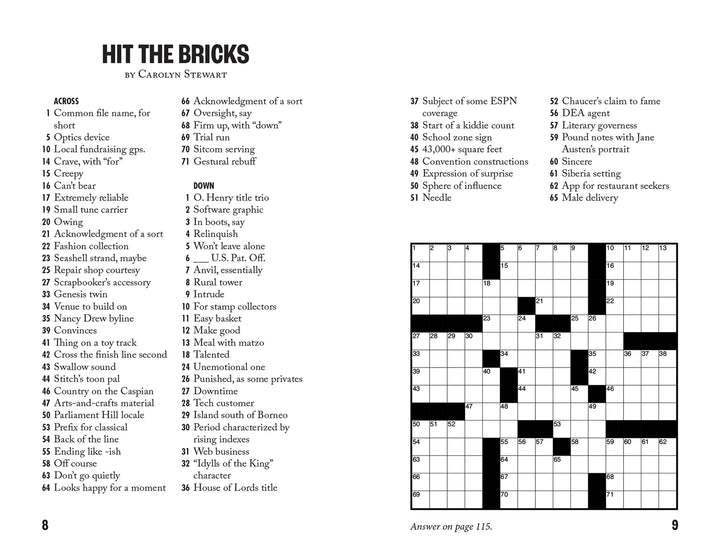 Getaway Crosswords: 50+ Puzzles Perfect for Road Trips