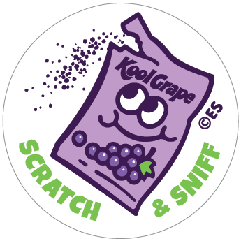 Grape Drink EverythingSmells Scratch & Sniff Stickers