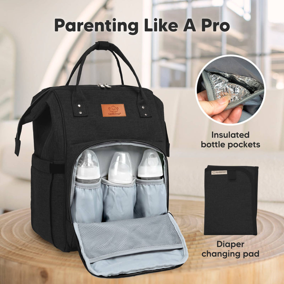 Original Diaper Bag Backpack, Baby Bags with Changing Pad