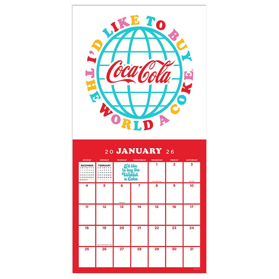 2026 Coke: Harmony Wall Calendar