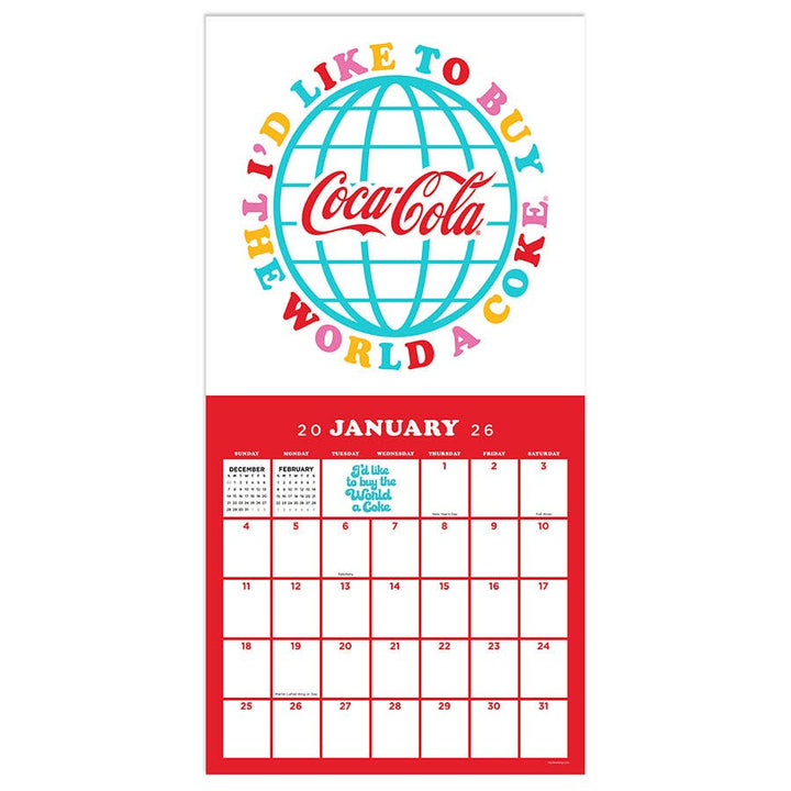 2026 Coke: Harmony Wall Calendar