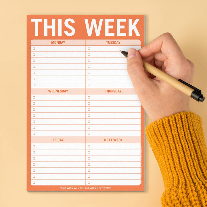 This Week Pad (Orange)